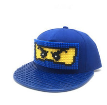 Load image into Gallery viewer, DIY assembly building block bricks hat, STEAM educational toys
