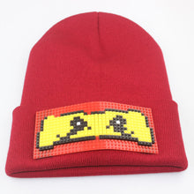 Load image into Gallery viewer, DIY assembly building block bricks wool hat, STEAM educational toys
