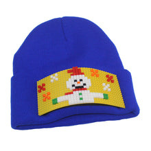 Load image into Gallery viewer, DIY assembly building block bricks wool hat, STEAM educational toys
