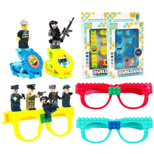 Load image into Gallery viewer, DIY assembly building block bricks glasses toys
