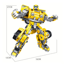 Load image into Gallery viewer, Deformation hornet warrior robot DIY assembly engineering blocks toys, children educational science learning toys, block brick kits STEM toys  #621019
