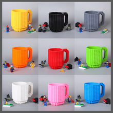 Load image into Gallery viewer, DIY assembly building block bricks mug cup toy
