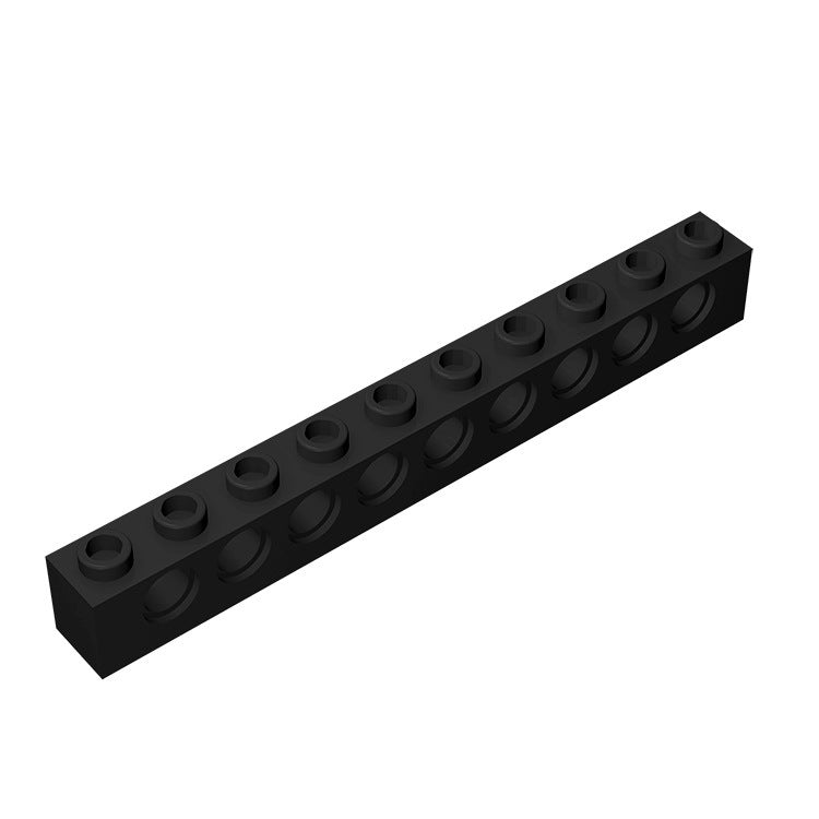 Technic Brick 1x10 with 9 holes, STEM toys Brick and Bricks & Pieces, DIY assembly toys technic parts  #2730