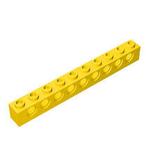 Load image into Gallery viewer, Technic Brick 1x10 with 9 holes, STEM toys Brick and Bricks &amp; Pieces, DIY assembly toys technic parts  #2730
