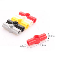 Load image into Gallery viewer, Technic Axle and Pin Connector Angled #2 - 180 degrees, STEM toys Brick and Bricks &amp; Pieces, DIY assembly toys technic parts  #32034
