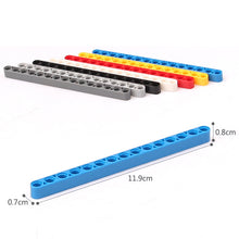 Load image into Gallery viewer, Technic Liftarm 1x15 Thick, STEM toys Brick and Bricks &amp; Pieces, DIY assembly toys technic parts  #32278
