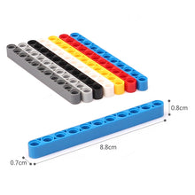 Load image into Gallery viewer, Technic Liftarm 1x11 Thick, STEM toys Brick and Bricks &amp; Pieces, DIY assembly toys technic parts  #32525
