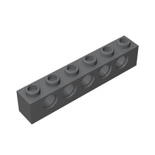 Load image into Gallery viewer, Technic Brick 1x6 with 5 holes, STEM toys Brick and Bricks &amp; Pieces, DIY assembly toys technic parts  #3894
