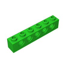 Load image into Gallery viewer, Technic Brick 1x6 with 5 holes, STEM toys Brick and Bricks &amp; Pieces, DIY assembly toys technic parts  #3894
