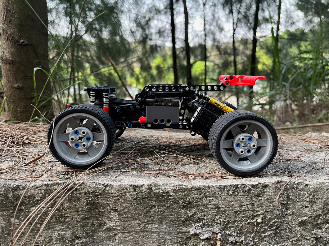 LEEGO Technic Supersonic RC Race Buggy MOC, DIY RC Car STEAM educational toys